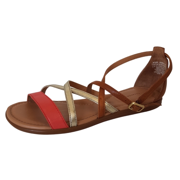 Rockport Tan Strappy Comfy Sandals Size 8 - Picture 3 of 11